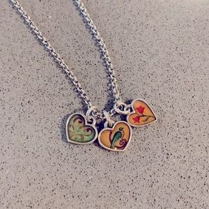 Brighton Gratitude Embrace Life Passion Love Silver Tone Necklace